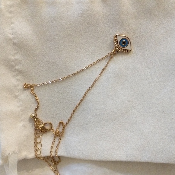 Evil eye necklace with pendant - Picture 2 of 6